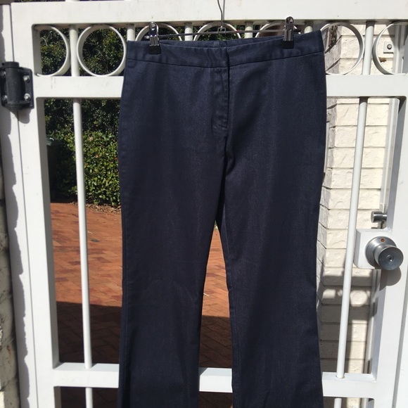 Witchery Navy Bootcut Pants Size 10 - Picture 3 of 14
